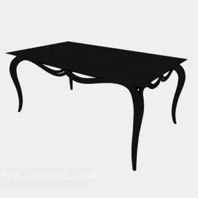 European Classic Coffee Table 3d model