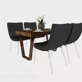 Table Chair Modern Design 3d model
