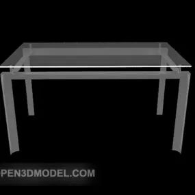Glass Side Table 3d model