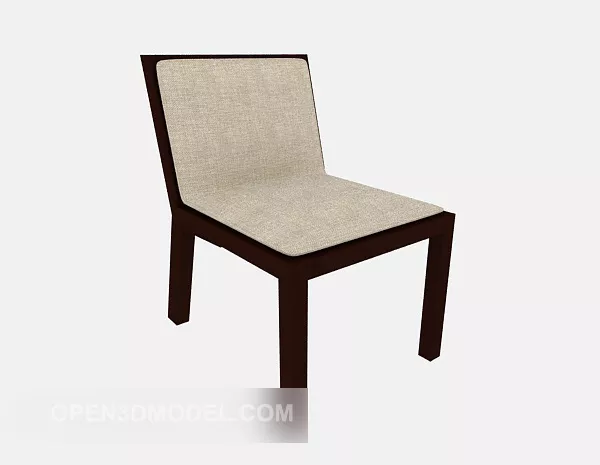 Casual Chair Simple Style 3d model Casual Chair Simple Style 3d model