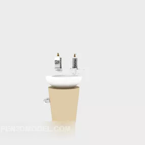 Home Washbasin Bathroom Accessories 3d model