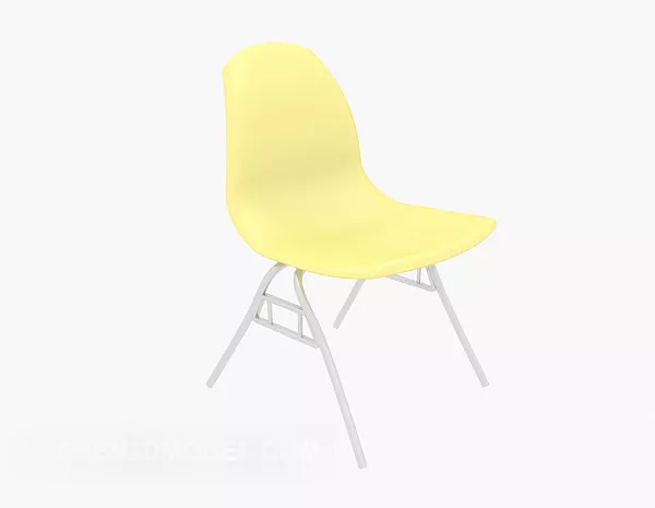 Yellow Lounge Chair Coffee Chair 3d model Yellow Lounge Chair Coffee Chair 3d model