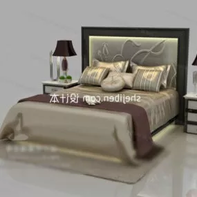 Double Bed Max 3d model