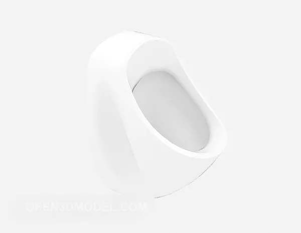 Toilet Urinal With Automatic Sensor 3d model