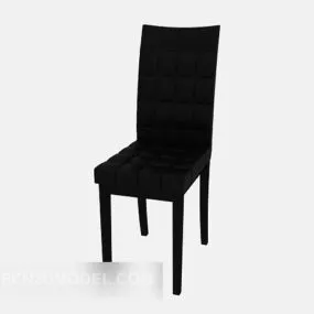 Home Black Lounge Chair 3d model