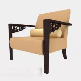 Chinese Retro Lounge Chair 3d model