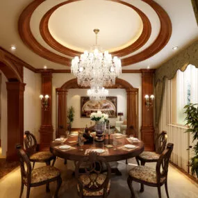 Classic Room Interior 3d model
