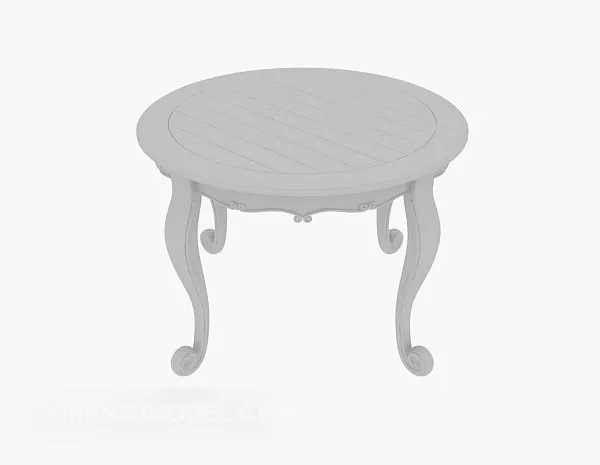 European Side Table V1 3d model European Side Table V1 3d model