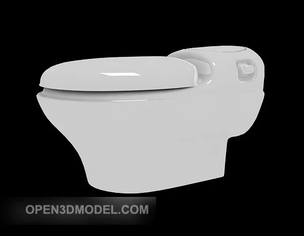 Bathroom Toilet One Unit 3d model Bathroom Toilet One Unit 3d model