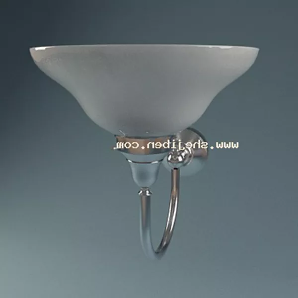 Elegant Wall Lamp White Shade 3d model Elegant Wall Lamp White Shade 3d model