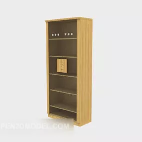 Home Showcase Shelf Wooden 3d model