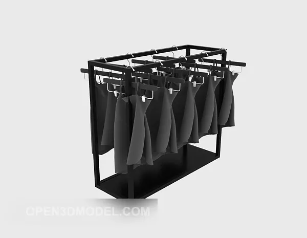 Exhibition Showroom Curved Gate 3d model