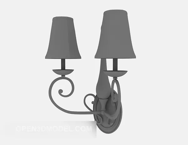 Ceiling Lamp Bulb Light 3d model