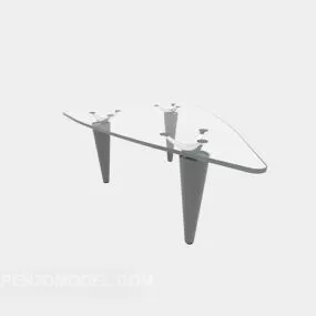 Apartment Modern Glass Coffee Table 3d model