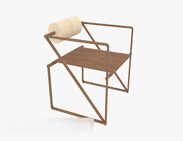 Outdoor Lounge Rattan Style 3d model