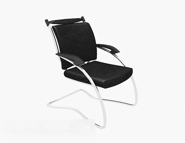 Office Chair Modern Style Black Leather 3d model Office Chair Modern Style Black Leather 3d model