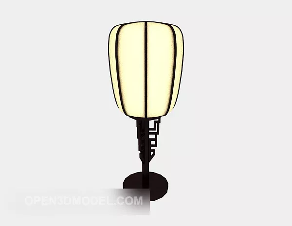 Table Lamp Chinese Retro Style 3d model Table Lamp Chinese Retro Style 3d model