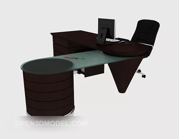 Desk Table And Chair Furniture 3d model Desk Table And Chair Furniture 3d model