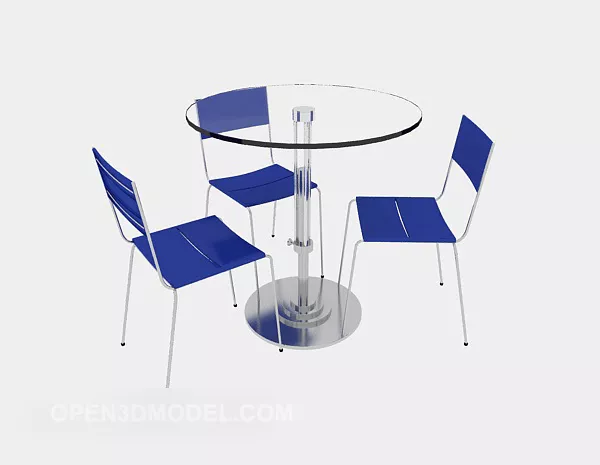 Modern Table And Chair Furniture 3d model Modern Table And Chair Furniture 3d model