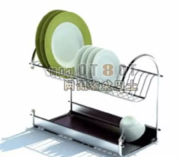 Kitchen Rack 3d model Kitchen Rack 3d model