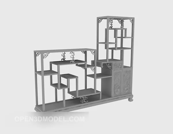 Creative Rack Wire Frame 3d model