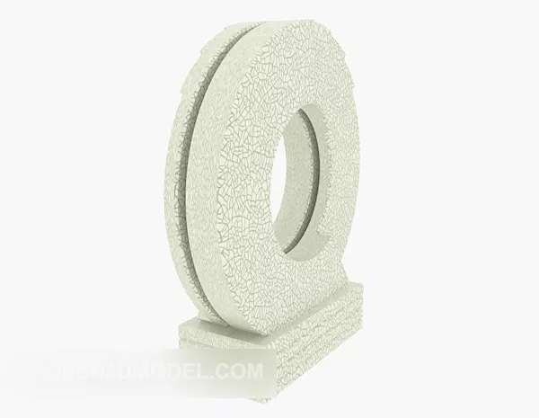 Stone Furnishings Decoration 3d model Stone Furnishings Decoration 3d model
