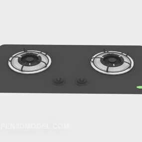 Gas Stove Kitchen Ware 3d model