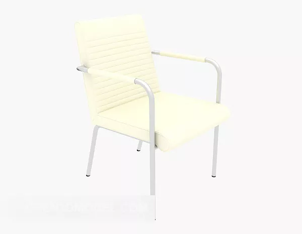 Modern Armchair Beige Color 3d model Modern Armchair Beige Color 3d model