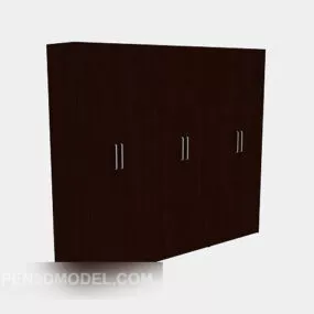 Multi-door Wardrobe 3d model