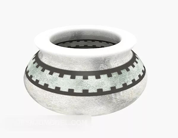 Ceramic Art Decor Pottery 3d model Ceramic Art Decor Pottery 3d model