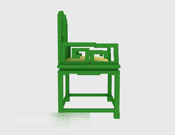 Chinese Wooden Chair V1 3d model Chinese Wooden Chair V1 3d model