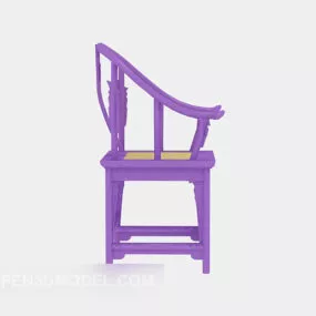 Chinese Antique Style Wooden Chair 3d model