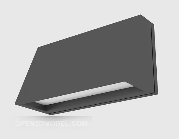 Spotlight Rectangular Shaped 3d model Spotlight Rectangular Shaped 3d model