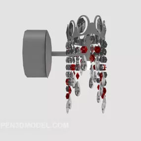 Crystal Wall Lamp Furniture 3d model