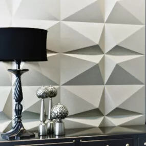 Background Wall Polygon Pattern Decor 3d model