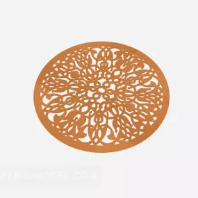 Wall Round Frame Decoration 3d model
