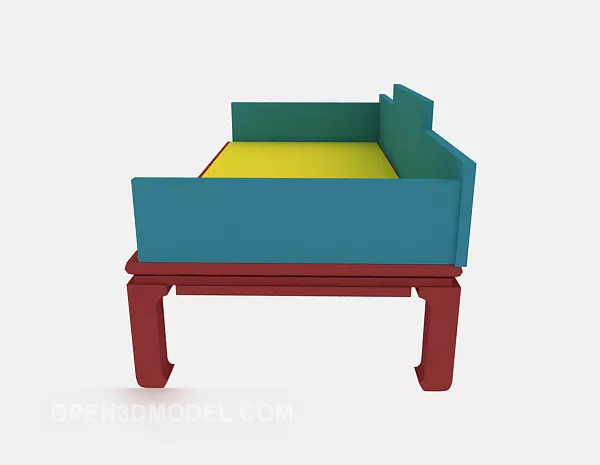 Chinese Sofa Vintage Style 3d model Chinese Sofa Vintage Style 3d model