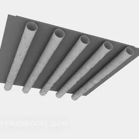 Chandelier Square Shaped 3d model