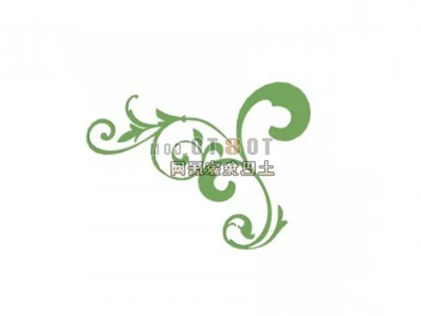 Fleur De Lis Shape Decoration 3d model