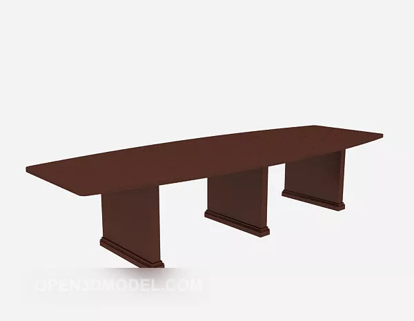 Double Bench For Restaurant 3d model