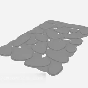 Carpet Gravel Shaped 3d model