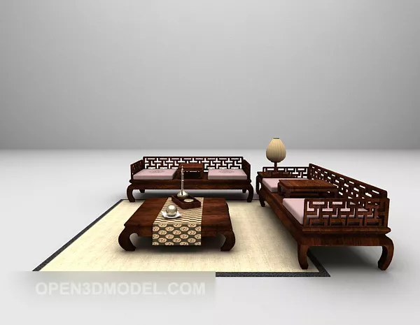 Carpet Butterfly Shape 3d model
