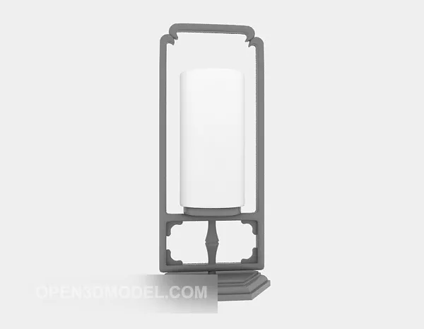 Chinese Table Lamp Design 3d model Chinese Table Lamp Design 3d model