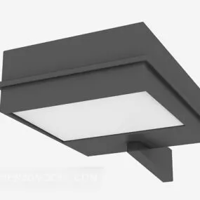 Square Wall Lamp 3d model