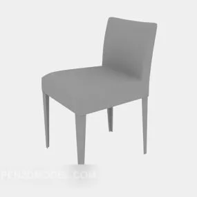 Solid Wood Chair Lowpoly 3d model