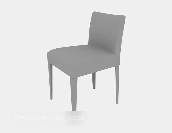 Solid Wood Chair Lowpoly 3d model Solid Wood Chair Lowpoly 3d model