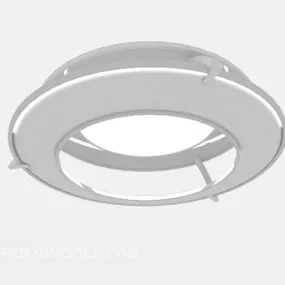 Modern Chandelier Lighting Circles Shaped 3d model