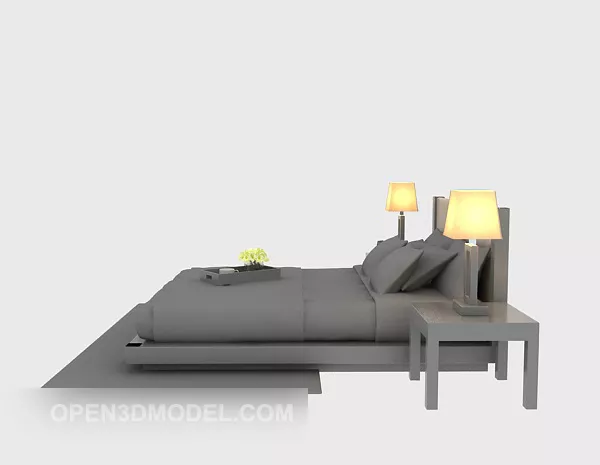 Brown Carpet Vintage Pattern 3d model