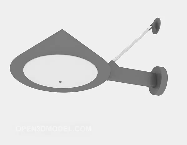 Modern Wall Lamp Simple Design 3d model Modern Wall Lamp Simple Design 3d model