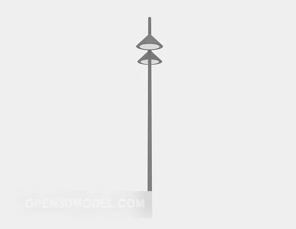 Outdoor Street Lights Two Shading 3d model Outdoor Street Lights Two Shading 3d model